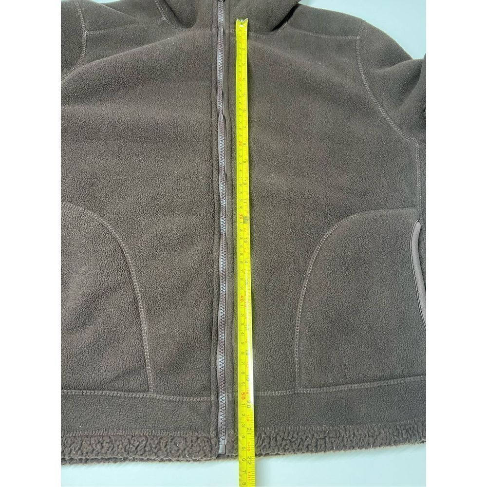 Faded Glory Hooded Fleece Jacket Faux Fur Inside Med. Brown kids Size XG (16-18 - Picture 9 of 13